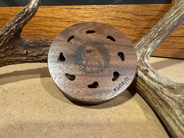 Walnut Anodized Black Aluminum