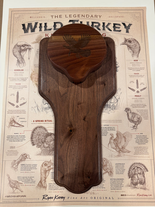Turkey Fan Plaque